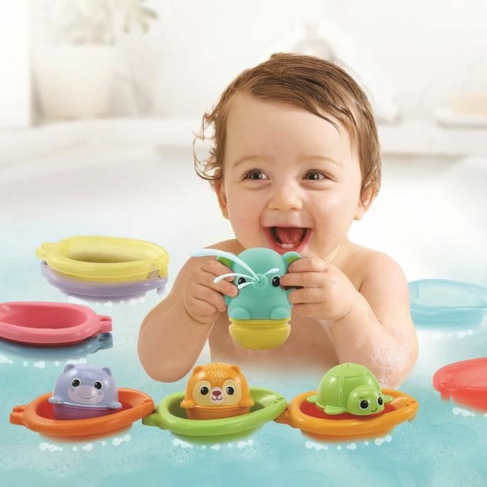 Vtech Baby Caja de Baño Empilo Rigol'eau