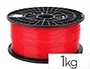 3d colido Filamento PLA 1.75 mm 1 kg Rojo para Impresion 3D