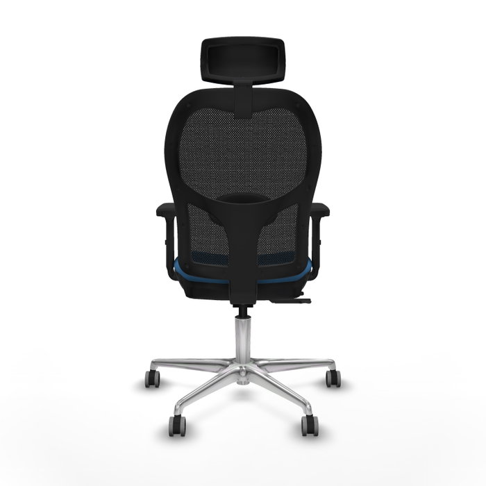 PIQUERAS Y CRESPO Silla de oficina Jorquera con mecanismo Sincro/Traslack Azul claro