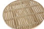 DKD Home Decor Set de 3 Mesas Plegables de Bambú 61x61x73 cm