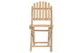 DKD Home Decor Set de 3 Mesas Plegables de Bambú 61x61x73 cm