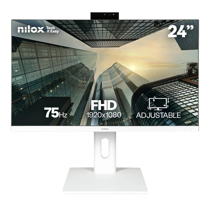 Nilox NXM24REGWEB01W Monitor 23.8 Pulgadas Full HD IPS Blanco