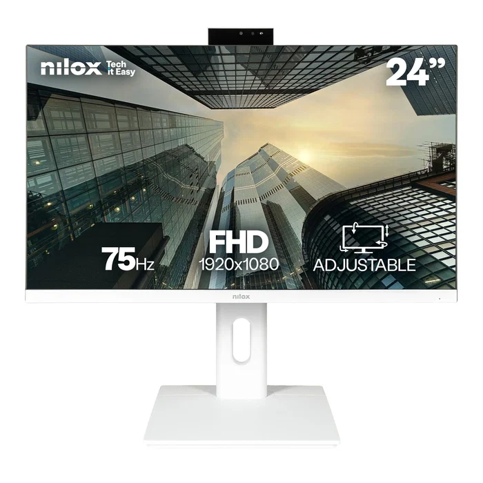 Nilox NXM24REGWEB01W Monitor 23.8 Pulgadas FHD IPS Blanco