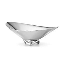 Georg Jensen Centro de Mesa Henning Koppel Acero Inoxidable Pulido 31 cm