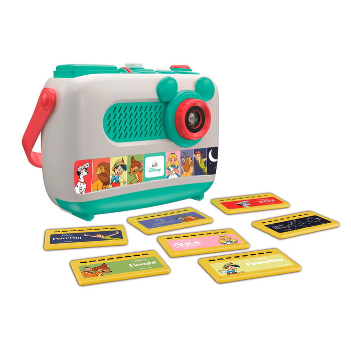 Clementoni Proyector Cuentos Disney Storyteller (Stitch, Minnie, Princess y Cars)