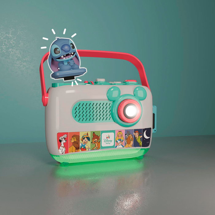 Clementoni Proyector Cuentos Disney Storyteller (Stitch, Minnie, Princess y Cars)