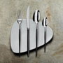 Amefa Set de 12 Tenedores de Mesa Soprano Noir Negro 18-0-4 mm