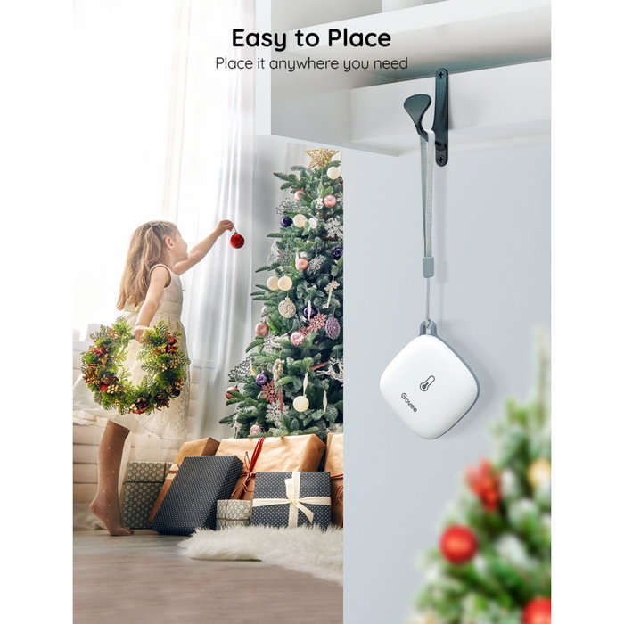 Govee H5179 Termómetro y Higrómetro WiFi con Pantalla, Blanco Govee H5179 Termómetro y Higrómetro WiFi con Pantalla, Blanco