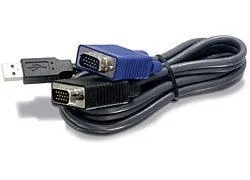 Trendnet Cable KVM USB/VGA de 1,8 m Negro