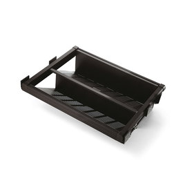 Emuca Cajón zapatero extraíble Moka, 564 - 594, Acero, Pintado moka