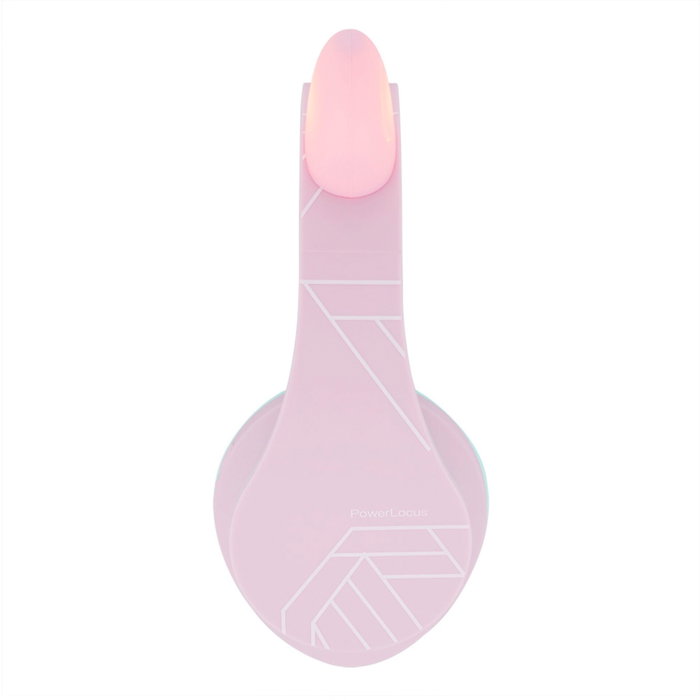 PowerLocus P2 Auriculares para Niños con Orejas, Morado/Rosa