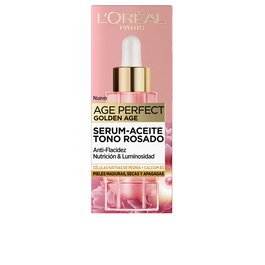 L'Oréal Paris AGE PERFECT GOLDEN AGE Serum-Aceite Tono Rosado 30 ml - Tratamiento Facial Hidratante Antiedad Reafirmante