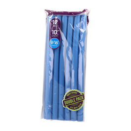 Red Kiss Rulos Flexibles 10" 9/16" 12 Piezas Blue