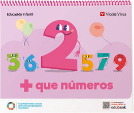 VICENS VIVES, + QUE NUMEROS 2 (ED. INFANTIL)