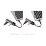 DeLOCK 64335 Hub USB de 4 puertos con conexión USB 3.2 Gen 1 Tipo-A y Tipo-C