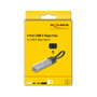 DeLOCK 64335 Hub USB de 4 puertos con conexión USB 3.2 Gen 1 Tipo-A y Tipo-C
