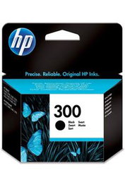 HP Cartucho de Tinta Original 300 Negro CC640EE