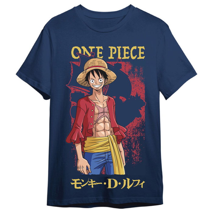 TOEI ANIMATION Camiseta One Piece Monkey D. Luffy para Adulto 100% Algodón Talla S TOEI ANIMATION Camiseta One Piece Monkey D. Luffy para Adulto 100% Algodón Talla S