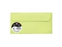 Clairefontaine Sobre Pollen 110x220 mm Verde Yema Pack de 5 unidades