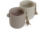 DKD Home Decor Vela de Gres y Cera de Parafina Surtida
