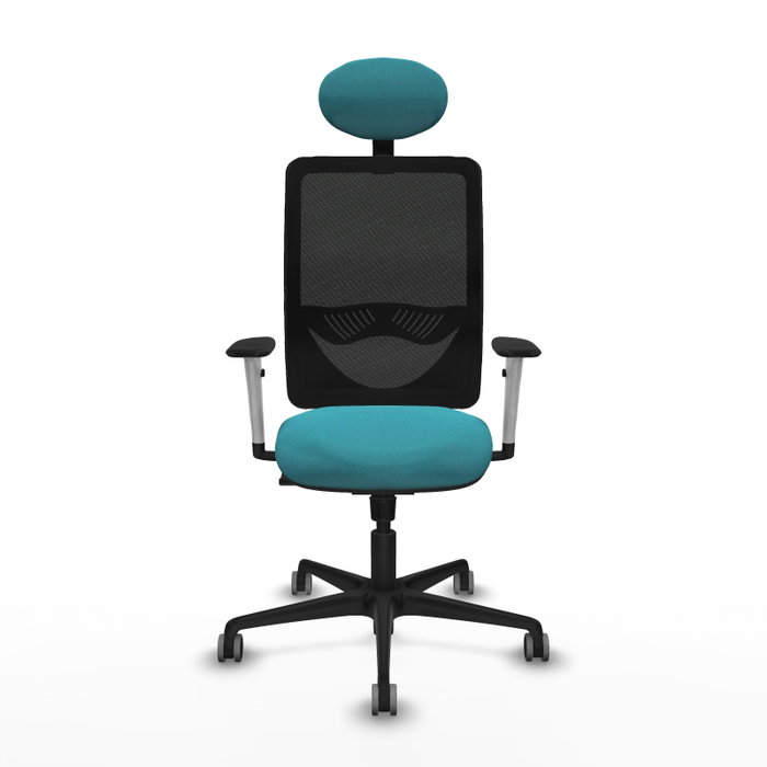PIQUERAS Y CRESPO Silla de oficina Zulema Turquesa con mecanismo Sincro PIQUERAS Y CRESPO Silla de oficina Zulema Turquesa con mecanismo Sincro