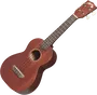 ALOHA Ukelele Concert Natural Con Funda Caoba Oscuro Sapelli