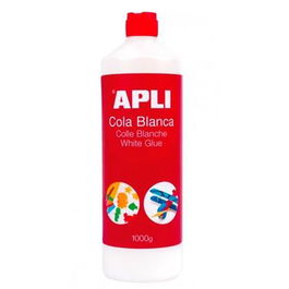Apli Cola Blanca Líquida Bote Con Aplicador 1 kg