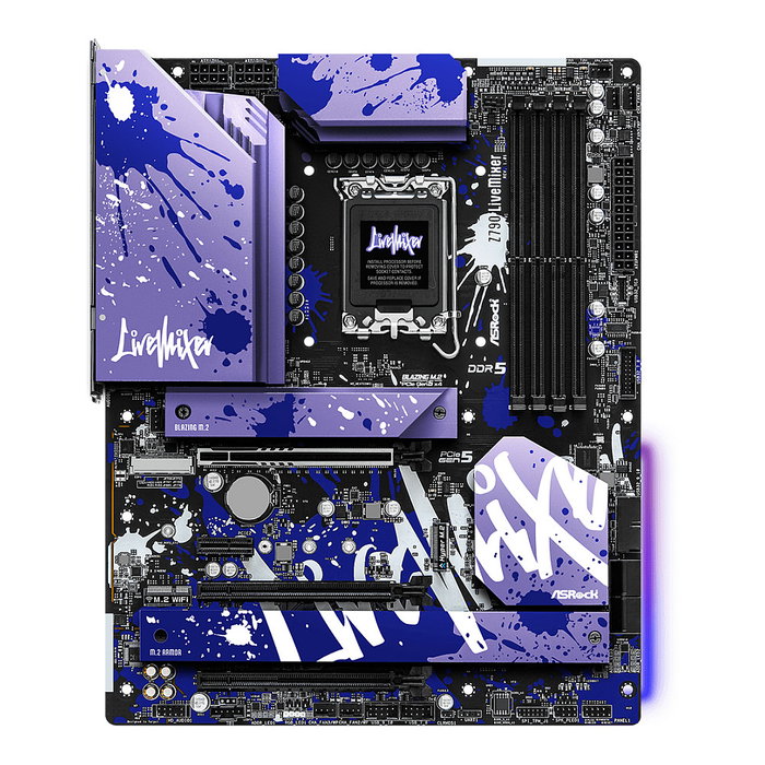 ASRock Z790 Live Mixer Placa Base Intel LGA 1700, DDR5 128 GB, ATX, PCIe 5.0, Thunderbolt, 2.5G LAN, ALC897