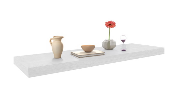 Moblekit Estante Flotante LUND White 80x23,5x3,8 cm Moblekit Estante Flotante LUND White 80x23,5x3,8 cm