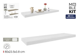 Moblekit Estante Flotante LUND White 80x23,5x3,8 cm