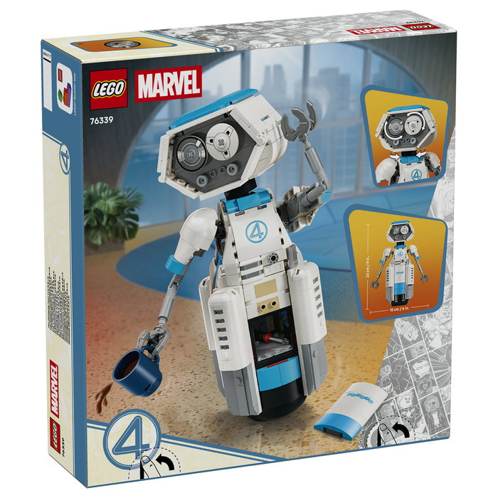 LEGO Marvel Super Heroes 76339 The Fantastic Four H.E.R.B.I.E. de 747 piezas LEGO Marvel Super Heroes 76339 The Fantastic Four H.E.R.B.I.E. de 747 piezas