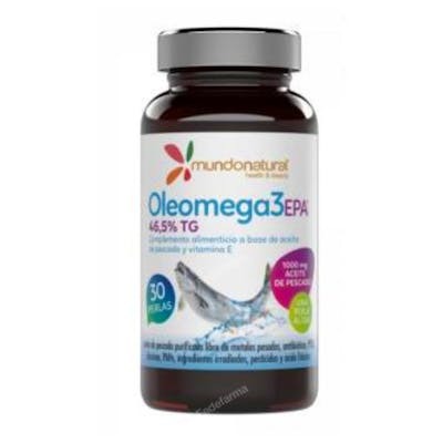Mundonatural Oleomega 3 EPA 46% 30 perlas Mundonatural Oleomega 3 EPA 46% 30 perlas