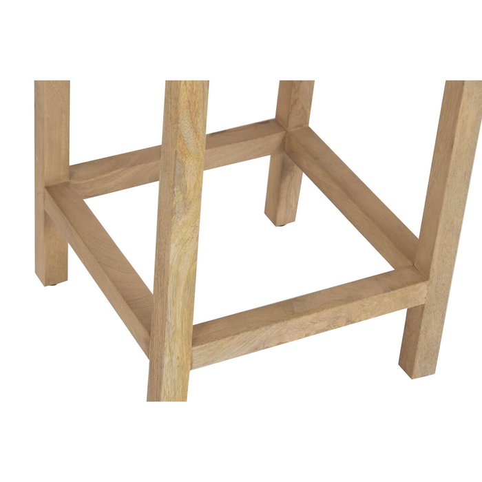 DKD Home Decor Lámpara de Pie Mango y Fibra Marrón Natural