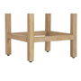 DKD Home Decor Lámpara de Pie Mango y Fibra Marrón Natural