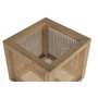 DKD Home Decor Lámpara de Pie Mango y Fibra Marrón Natural