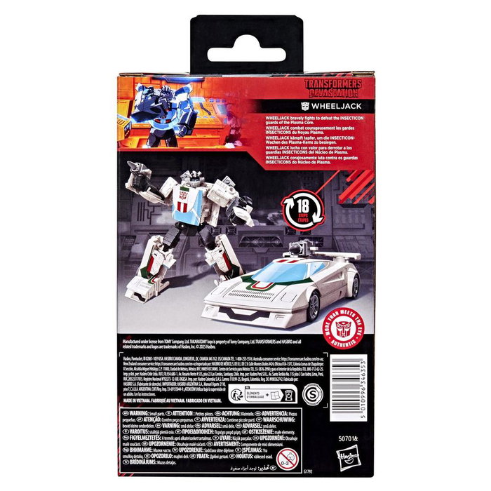 Hasbro Transformers Devastation Studio Series Figura Wheeljack MTMTE Collection Robot Coche 11cm