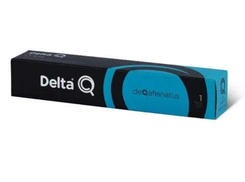 Delta Q deQafeinatus Cápsulas de Café Descafeinado para Cafetera Expresso, 10 Unidades