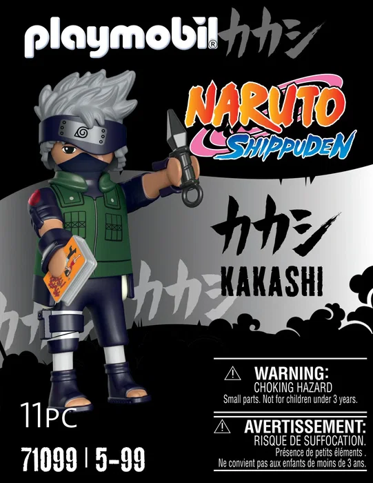 Playmobil 71099 Figura de Juguete Kakashi Hatake - Naruto Shippuden, Serie Anime y Manga, para Niños a Partir de 5 Años