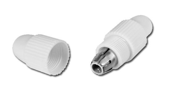 Empalme de cable coaxial blanco 80003-20110 Empalme de cable coaxial blanco 80003-20110