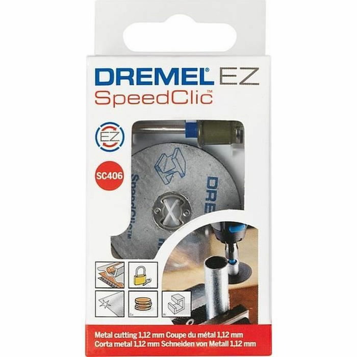Dremel Adaptador EZ Speedclic con 2 discos de corte Dremel Adaptador EZ Speedclic con 2 discos de corte