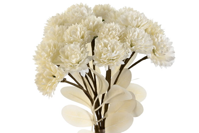 DKD Home Decor Flores EVA Blanco
