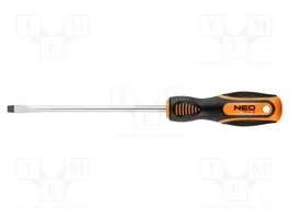 NEO TOOLS Destornillador plano estándar SL 6,5 de 150 mm