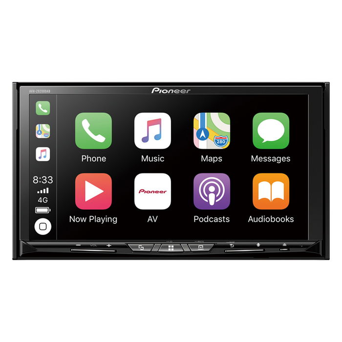 Pioneer AVH-Z9200DAB Receptor Multimedia para Coche con Pantalla Táctil de 6.94", Compatible con Apple CarPlay y Android Auto, Negro