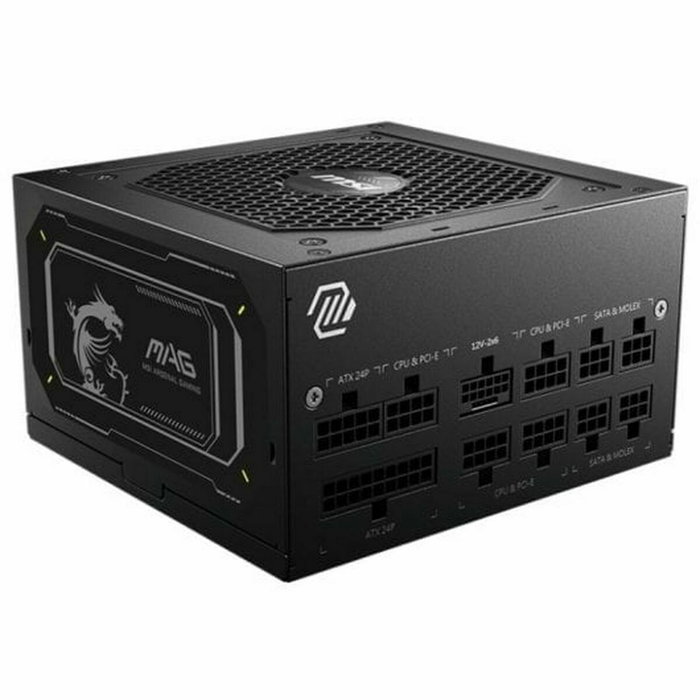 MSI MAG A850GL PCIE5 II 850 W ATX 80 PLUS Gold Negro MSI MAG A850GL PCIE5 II 850 W ATX 80 PLUS Gold Negro