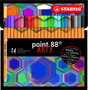Stabilo Point 88 Arty Line Rotuladores de punta fina, 24 unidades colores surtidos