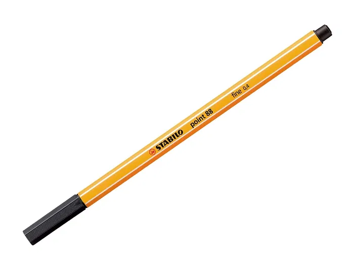 Stabilo Rotulador Point 88 Punta de Fibra Estuche 24 Colores Surtidos 0.4mm