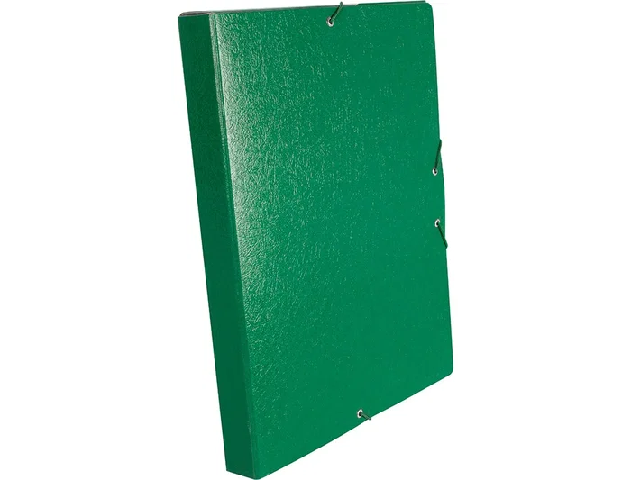 Liderpapel Carpeta Proyectos Folio Lomo 30mm Cartón Gofrado Verde