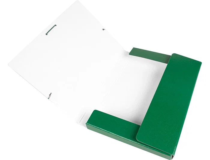 Liderpapel Carpeta Proyectos Folio Lomo 30mm Cartón Gofrado Verde