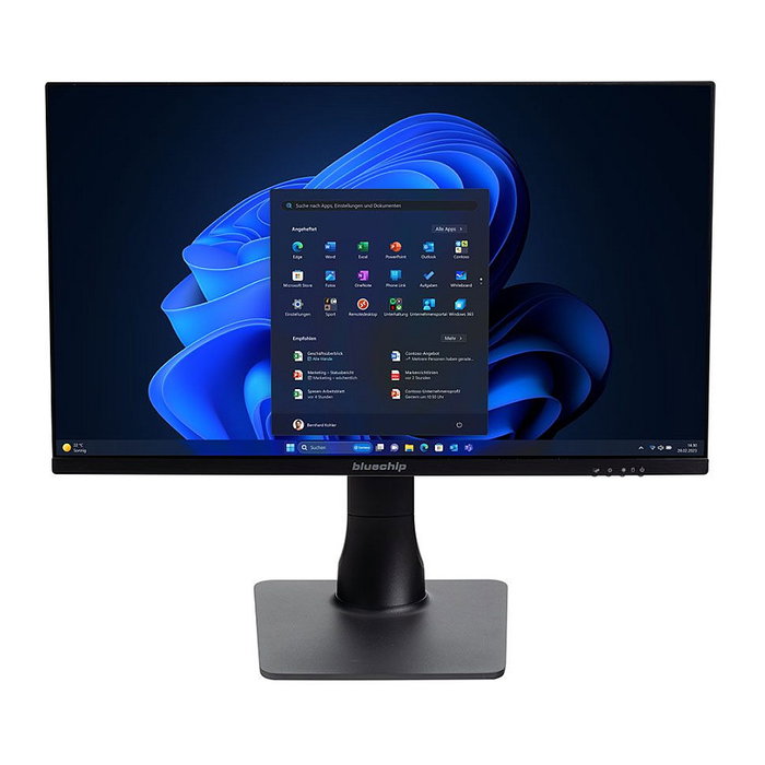 bluechip BUSINESSline AIO2350 PC Todo en Uno Intel Core i5-14400 16GB RAM 500GB SSD 23.8" Full HD IPS Windows 11 Pro Wi-Fi 6 AX201