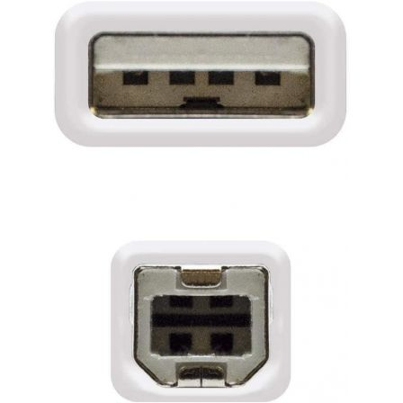 Nano Cable 10.01.0204 Cable Alargador USB 2.0 Macho-Hembra 3m Beige